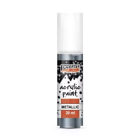 Pentart Metál csillogó kék színű akrilfesték - hobbi festék 20 ml 3519