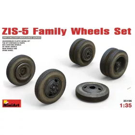  MiniArt ZIS-5 Family Wheels Set – 1:35 makett-kiegészítő