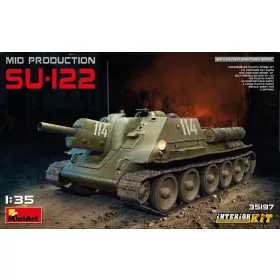   MiniArt SU-122 (Mid Production) w/ Interior Kit – 1:35 harcjármű makett