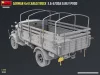 MiniArt German 3t 4x4 Cargo Truck 3.6-6700A Early Prod – 1:35 teherautó makett