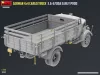 MiniArt German 3t 4x4 Cargo Truck 3.6-6700A Early Prod – 1:35 teherautó makett
