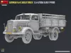 MiniArt German 3t 4x4 Cargo Truck 3.6-6700A Early Prod – 1:35 teherautó makett