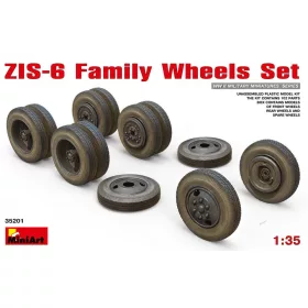   MiniArt ZIS-6 Family Wheels Set – 1:35 makett-kiegészítő