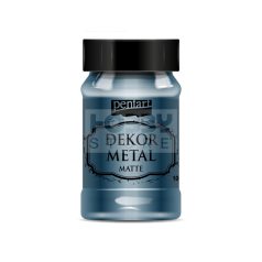 Pentart Dekormetál matt festék Oxford kék 100 ml 35205