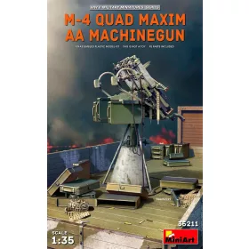   MiniArt M-4 Quad Maxim AA Machinegun – 1:35 dioráma-kiegészítő