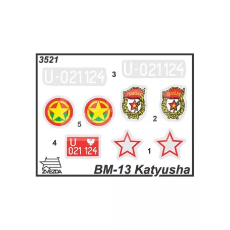 Zvezda BM-13 Katiusha Military makett 1:35 (3521Z)