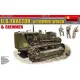 MiniArt U.S.Tractor  w/Towing Winch & Crewmen.Special Ed – 1:35 munkagép makett