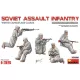 MiniArt Soviet Assault Infantry (Win.Camouflage Cloaks) – 1:35 figura makett