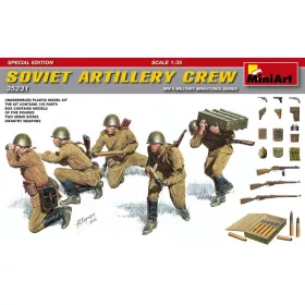   MiniArt Soviet Artillery Crew.Special Edition – 1:35 figura makett