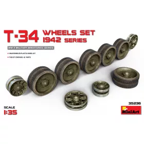   MiniArt T-34 Wheels Set. 1942 Series – 1:35 makett-kiegészítő