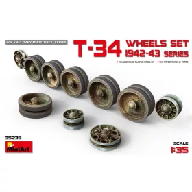  MiniArt T-34 Wheels Set. 1942-43 Series – 1:35 makett-kiegészítő