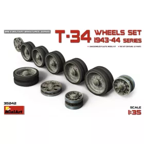   MiniArt T-34 Wheels Set. 1943-44 Series – 1:35 makett-kiegészítő