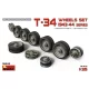 MiniArt T-34 Wheels Set. 1943-44 Series – 1:35 makett-kiegészítő