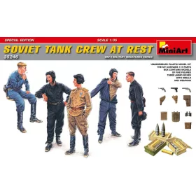   MiniArt Soviet Tank Crew at Rest.Special Edition – 1:35 figura makett