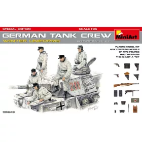   MiniArt German Tank Crew(Winter Uniforms).SpecialEdition – 1:35 figura makett