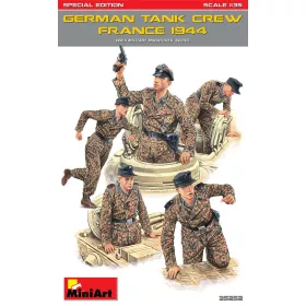   MiniArt German Tank Crew (France 1944). Special Edition – 1:35 figura makett