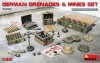 MiniArt German Grenades & Mines Set – 1:35 dioráma-kiegészítő