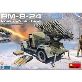   MiniArt BM-8-24 Based on 1,5t Truck – 1:35 teherautó makett