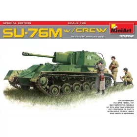   MiniArt SU-76M w/Crew Special Edition – 1:35 harcjármű makett