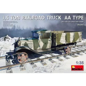   MiniArt 1,5 Ton Railroad Truck AA Type – 1:35 vasúti jármű makett