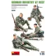 MiniArt German Infantry at Rest – 1:35 figura makett