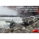 MiniArt Soviet 2 t 6x4 Truck with 76 mm USV-BR Gun – 1:35 teherautó makett