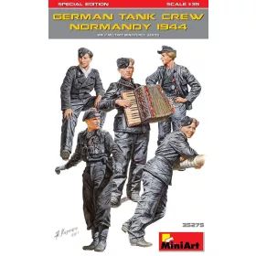   MiniArt German Tank Crew (Normandy 1944) Special Edition – 1:35 figura makett