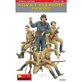   MiniArt Soviet Soldiers Riders. Special Edition – 1:35 figura makett