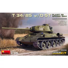   MiniArt T-34/85 W/D-5T. Plant 112. Spring 1944. Interior Kit – 1:35 harcjármű makett