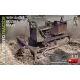 MiniArt U.S. Armored Tractor w/Angle Dozer Blade – 1:35 munkagép makett
