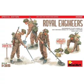   MiniArt Royal Engineers. Special Edition – 1:35 figura makett