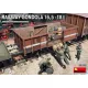 MiniArt Railway Gondola 16,5-18 t – 1:35 vasúti jármű makett