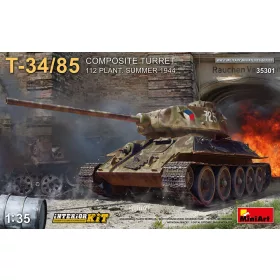   MiniArt T-34-85 Composite Turret. 112 Plant. Summer 1944 Interior Kit – 1:35 harcjármű makett
