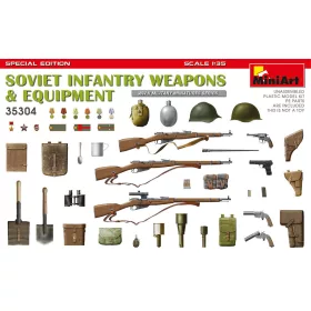   MiniArt Soviet Infantry Weapons and Equipment. Spec. Ed. – 1:35 dioráma-kiegészítő