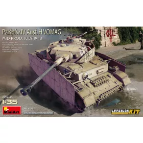   MiniArt Pz.Kpfw.IV Ausf. H Vomag. Mid Prod. (July 1943) Interior Kit – 1:35 harcjármű makett