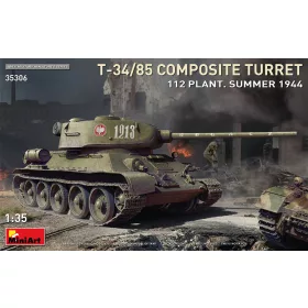   MiniArt T-34-85 Composite Turret. 112 Plant. Summer 1944 – 1:35 harcjármű makett