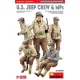 MiniArt U.S. Jeep Crew & MPs. Special Edition – 1:35 figura makett