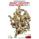 MiniArt Soviet Infantry Tank Riders Set 1 – 1:35 figura makett