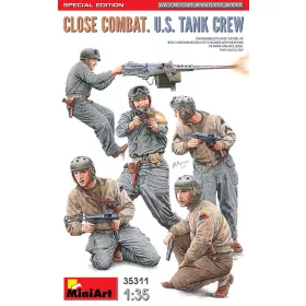   MiniArt Close Combat. U.S. Tank Crew. Special Edition – 1:35 figura makett