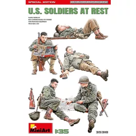   MiniArt U.S. Soldiers at Rest. Special Edition – 1:35 figura makett