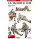 MiniArt U.S. Soldiers at Rest. Special Edition – 1:35 figura makett