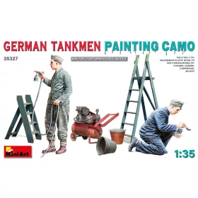   MiniArt German Tankmen. Painting  Camo – 1:35 figura makett