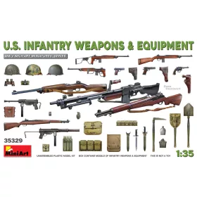   MiniArt U.S. Infantry Weapons & Equipment – 1:35 dioráma-kiegészítő