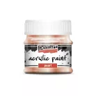 Pentart Gyöngyház barack színű akril bázisú hobbi festék 50 ml