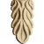 Hőre lágyuló fa KR 0145 csepp 4,1 x 8,1 x 1,3 cm 35332