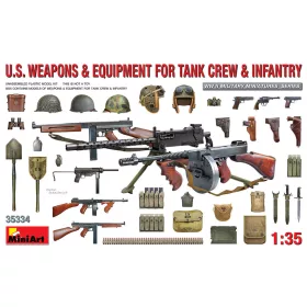   MiniArt U.S. Weapons & Equipment for Tank Crew & Infantry – 1:35 dioráma-kiegészítő