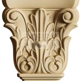   Hőre lágyuló fa KPM 01 oszlopdísz 6,2 x 6,0 x 1,6 cm 35335