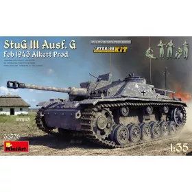   MiniArt StuG III Ausf. G  Feb 1943 Alkett Prod. Interior Kit – 1:35 harcjármű makett