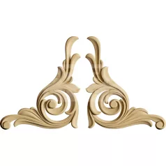   Hőre lágyuló fa DU 01 ciráda 6,8 x 5,8 x 0,8 cm 2 db-os 35337