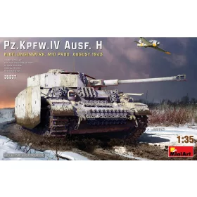   MiniArt Pz.Kpfw.IV Ausf. H Nibelungenwerk. Mid Prod. (August 1943) – 1:35 harcjármű makett